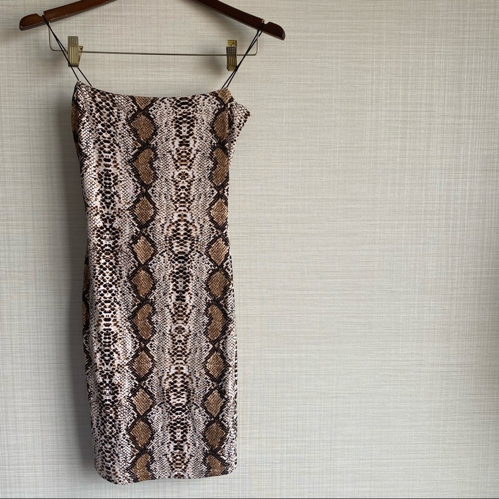 Snake Print Dress